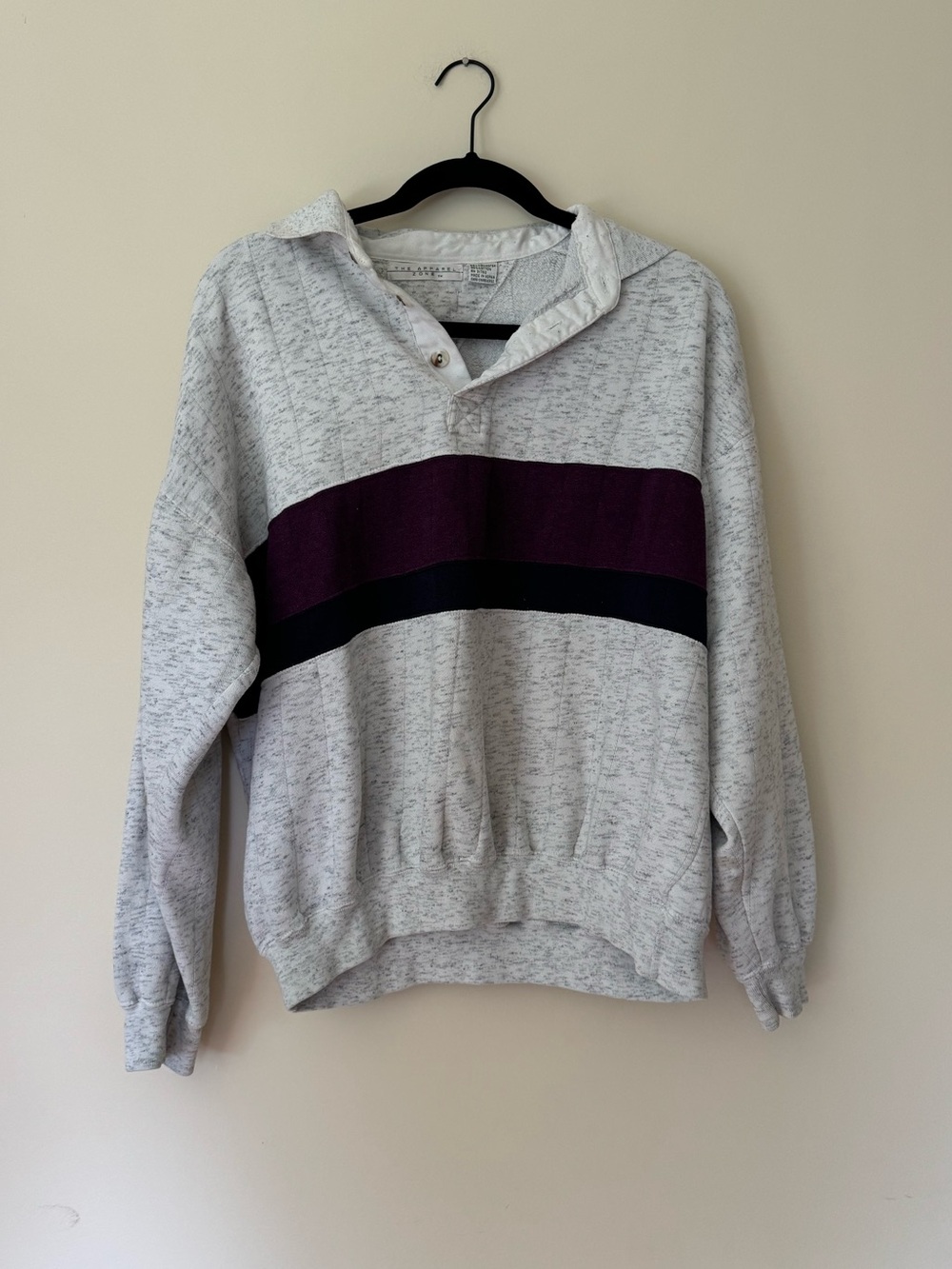 Collard crewneck